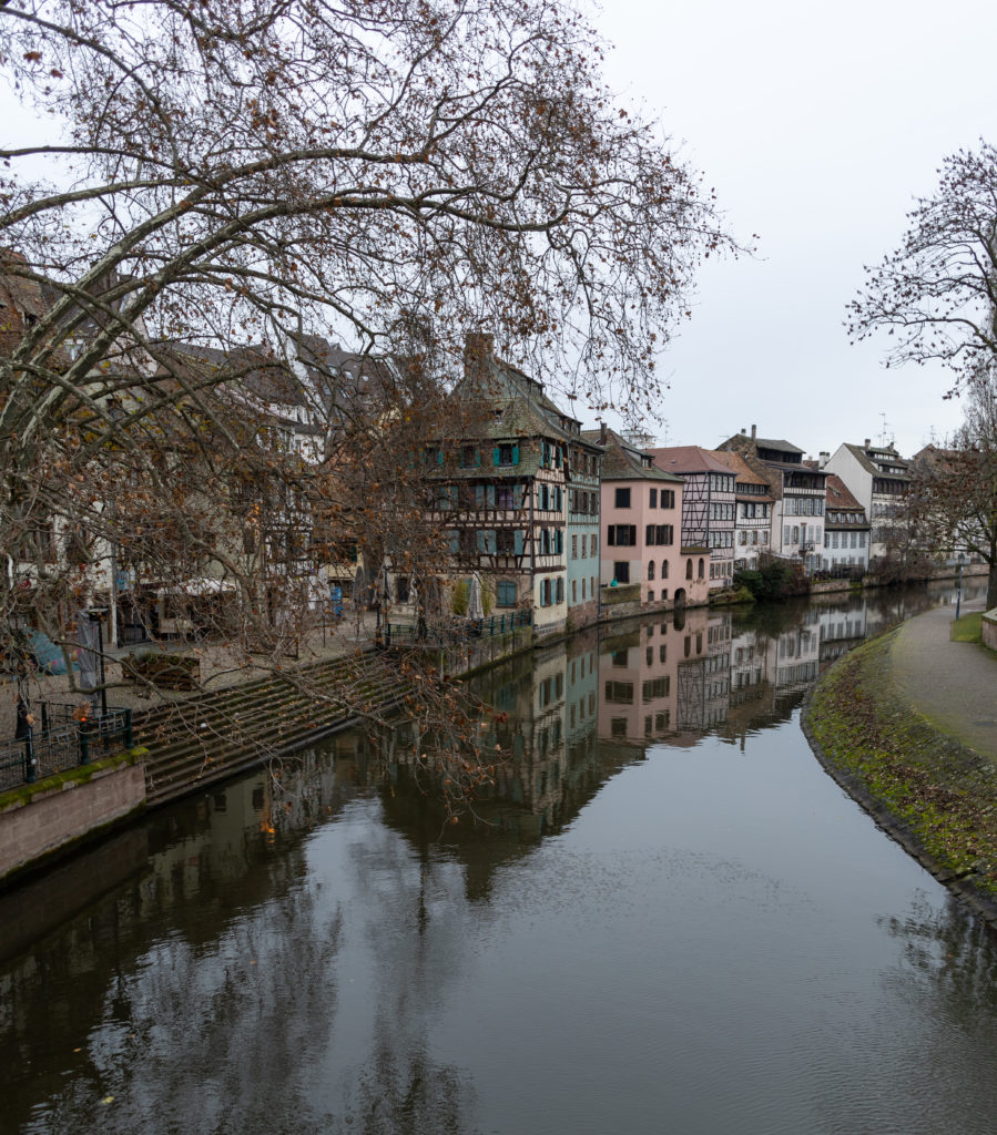 la journée grise à Strasbourg